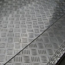 Лист нержавеющий рифленый г/к квинтет AISI 304 5 мм